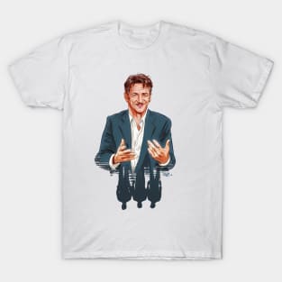Sean Penn - An illustration by Paul Cemmick T-Shirt